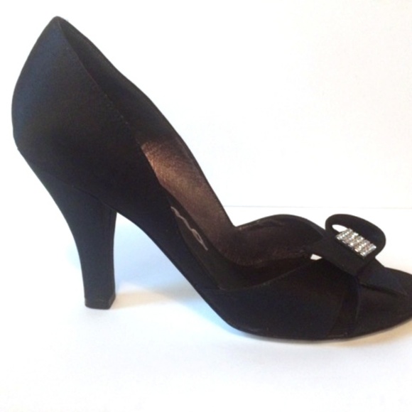 Nina peeptoe heel with rhinestone decoration 10M - Picture 4 of 6